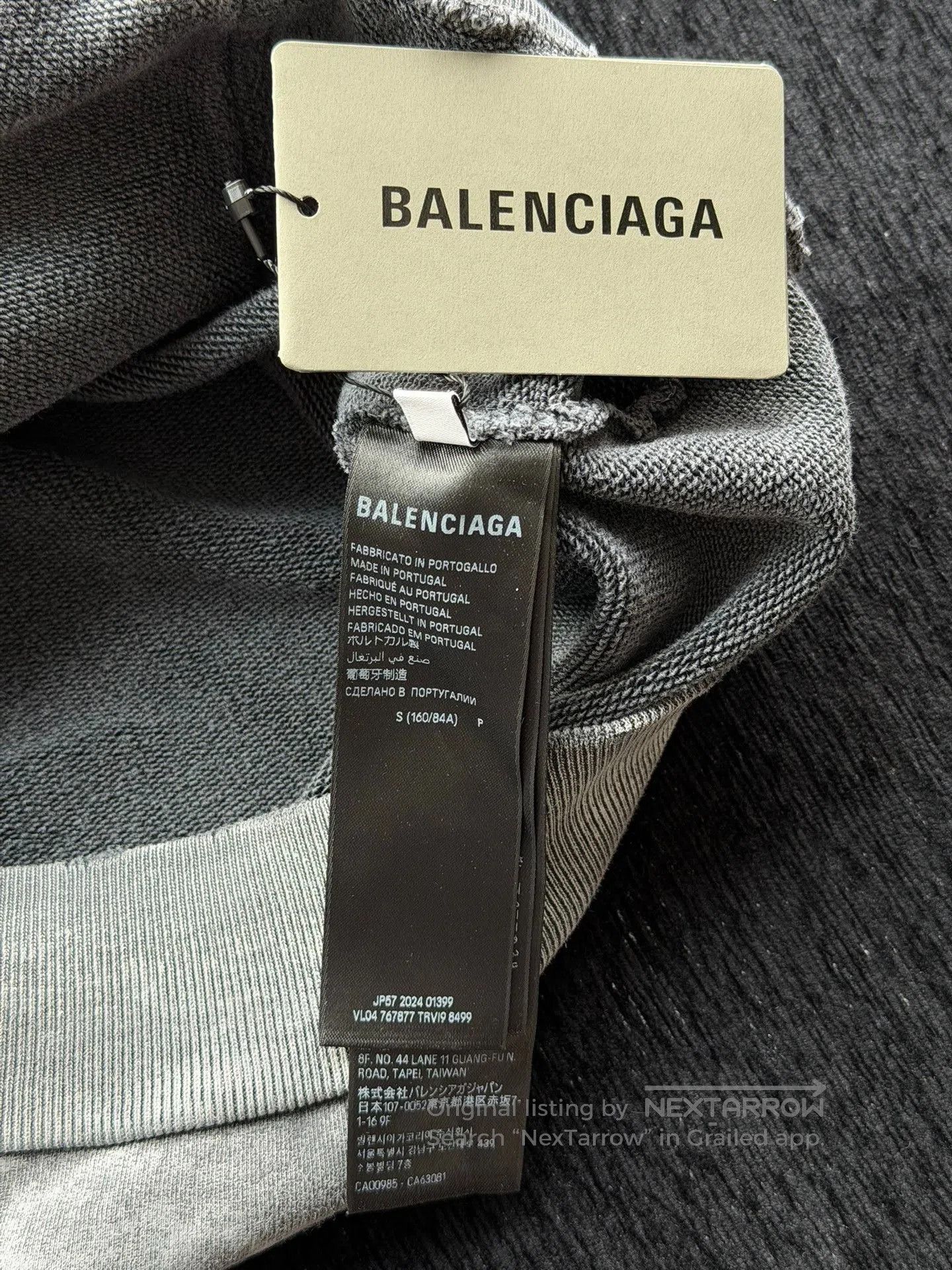 Saint Laurent Paris Balenciaga Gray Tie. Size US S / EU 44-46 / 1 - 5 Thumbnail