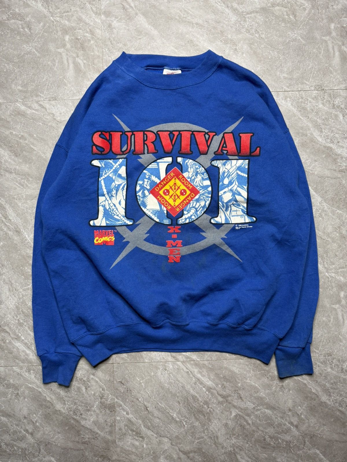 Vintage Vintage Marvel X-Men 1993 Saturdays Hero Sweatshirt Size US L / EU 52-54 / 3 - 1 Thumbnail