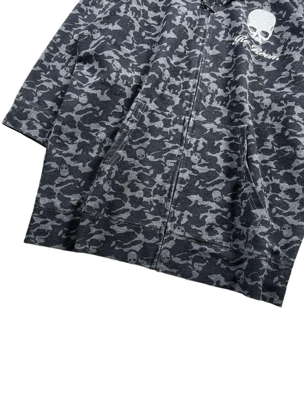 Roen × Seditionaries Roen Skulls Camo Half Sleeve Hoodie Size US L / EU 52-54 / 3 - 3 Thumbnail