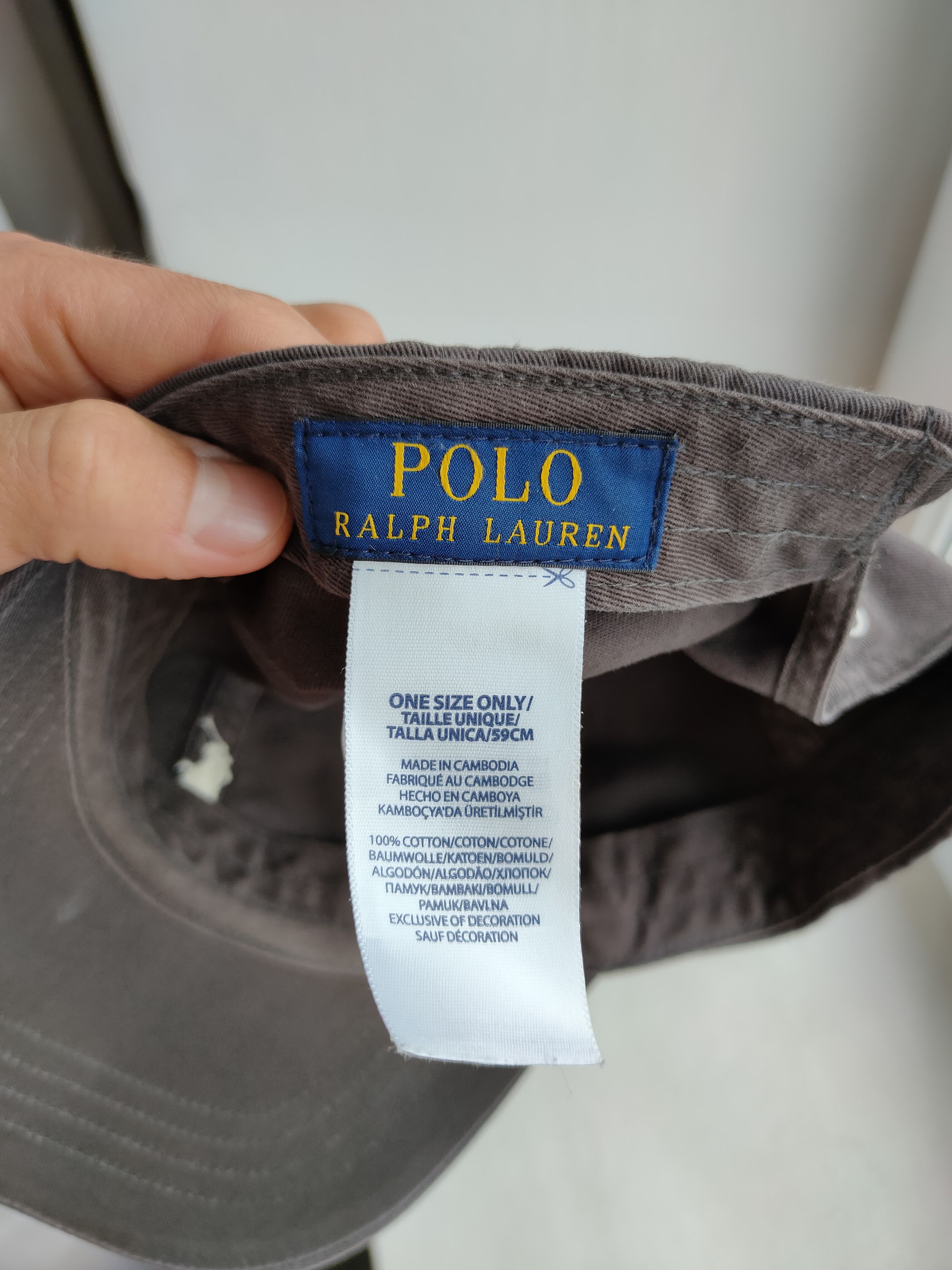 Polo Ralph Lauren Polo Ralph Lauren Gray Cap RL Polo Cap Size ONE SIZE - 7 Thumbnail