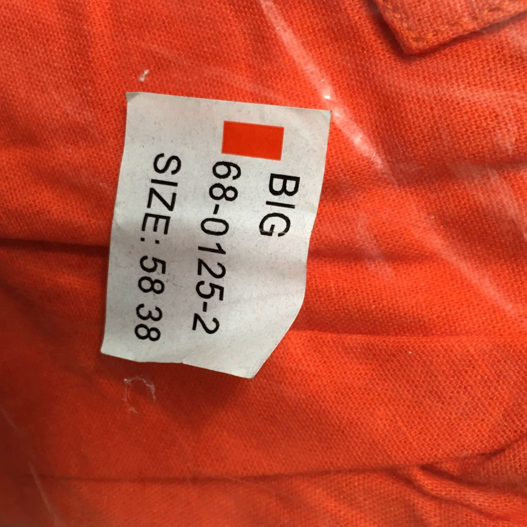 Vintage Kingsize Pants Sweatpants Orange 58 31 Big & Tall NWT | Men’s Size 58 Inseam 31 Cotton Polyester Stretch Bagged | 90s? Size US 42 / EU 58 - 5 Thumbnail