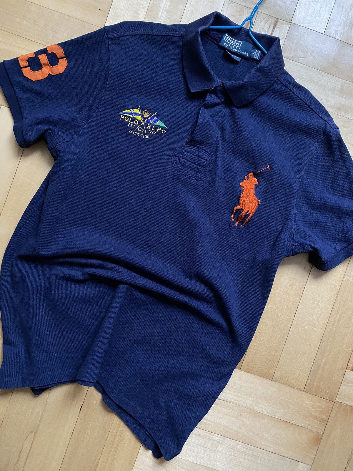 Polo Ralph Lauren × Vintage Vintage Polo Ralph Lauren Men’s Big Logo Size US L / EU 52-54 / 3 - 2 Thumbnail