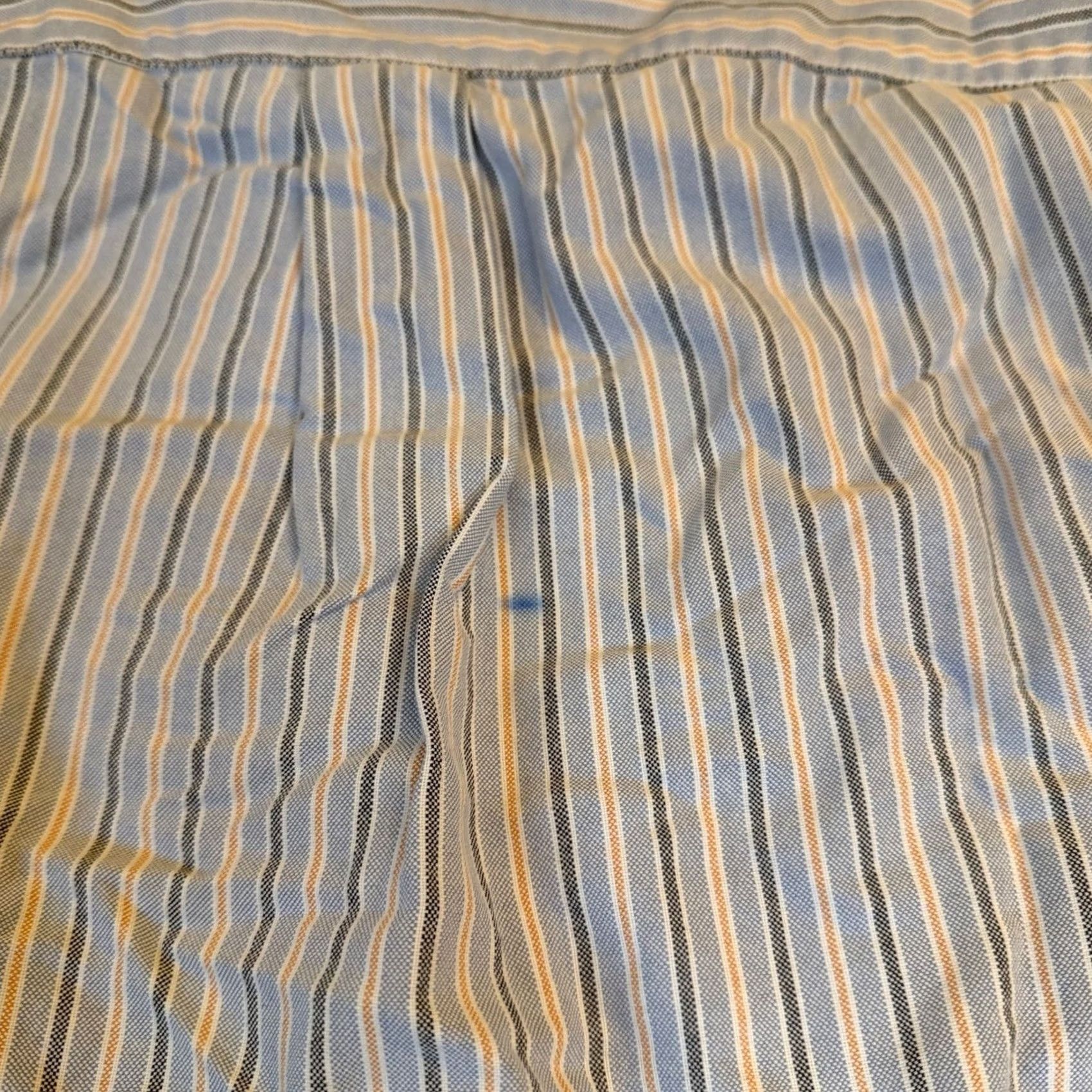 Eddie Bauer Eddie Bauer Mens XL Tall Relaxed Fit Striped Button-Down Shirt Blue Cotton Shirt Size US XL / EU 56 / 4 - 5 Thumbnail