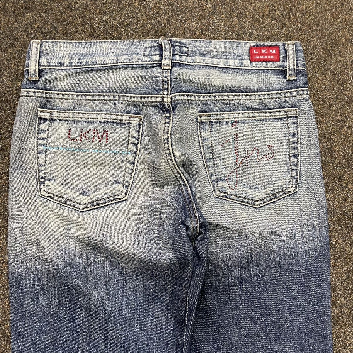 Vintage Vintage Y2K Flared Jeans 90s Archive Baggy Wide Leg Grunge Size 32" / US 10 / IT 46 - 2 Thumbnail