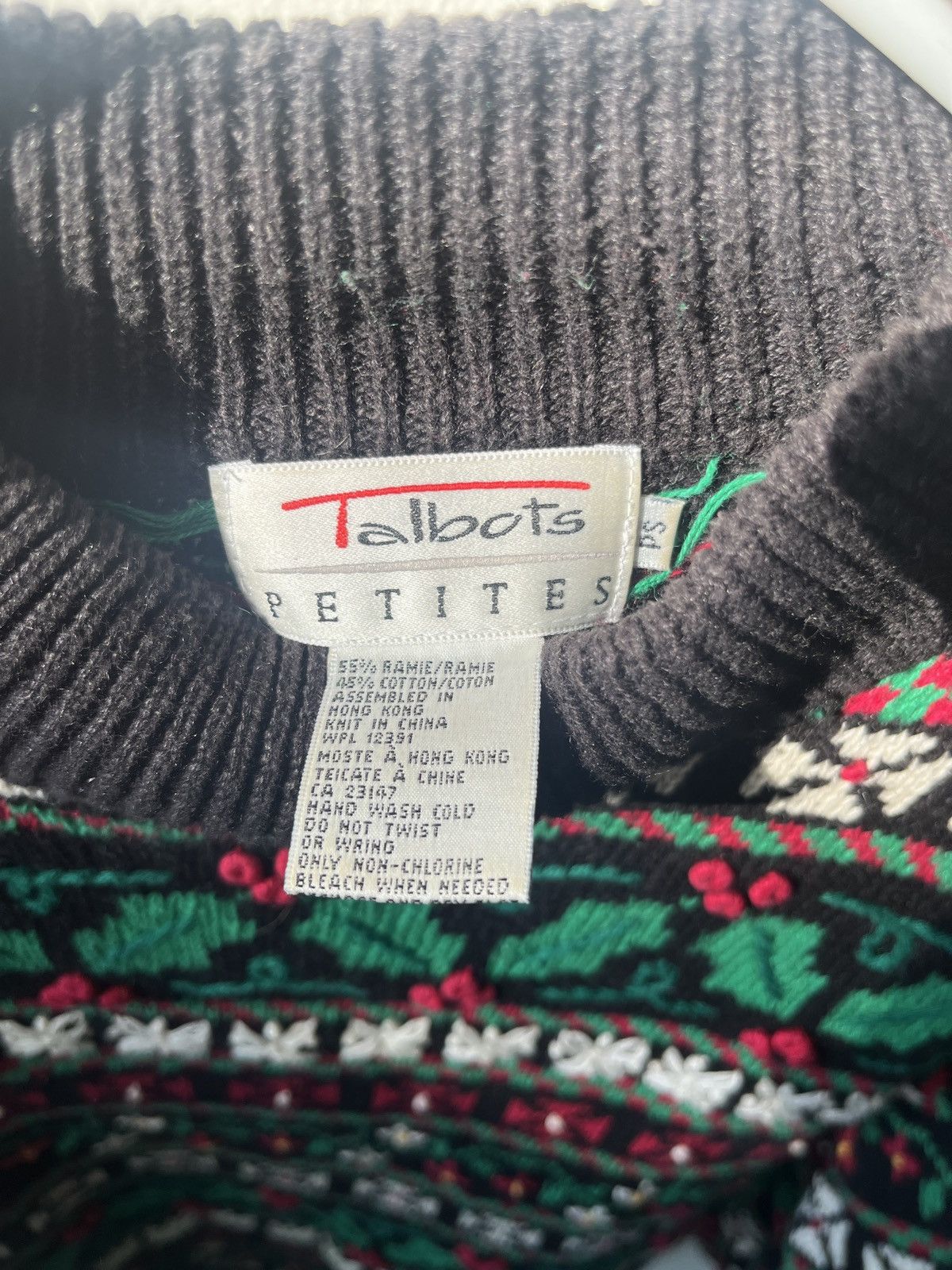 Talbots Vintage Holiday Sweater Size S / US 4 / IT 40 - 2 Thumbnail