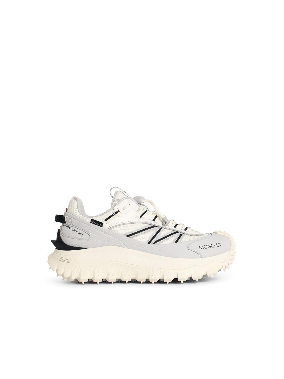 Moncler MONCLER 'Trailgrip Gtx' White Leather Blend Sneakers Size US 8 / EU 41 - 1 Thumbnail