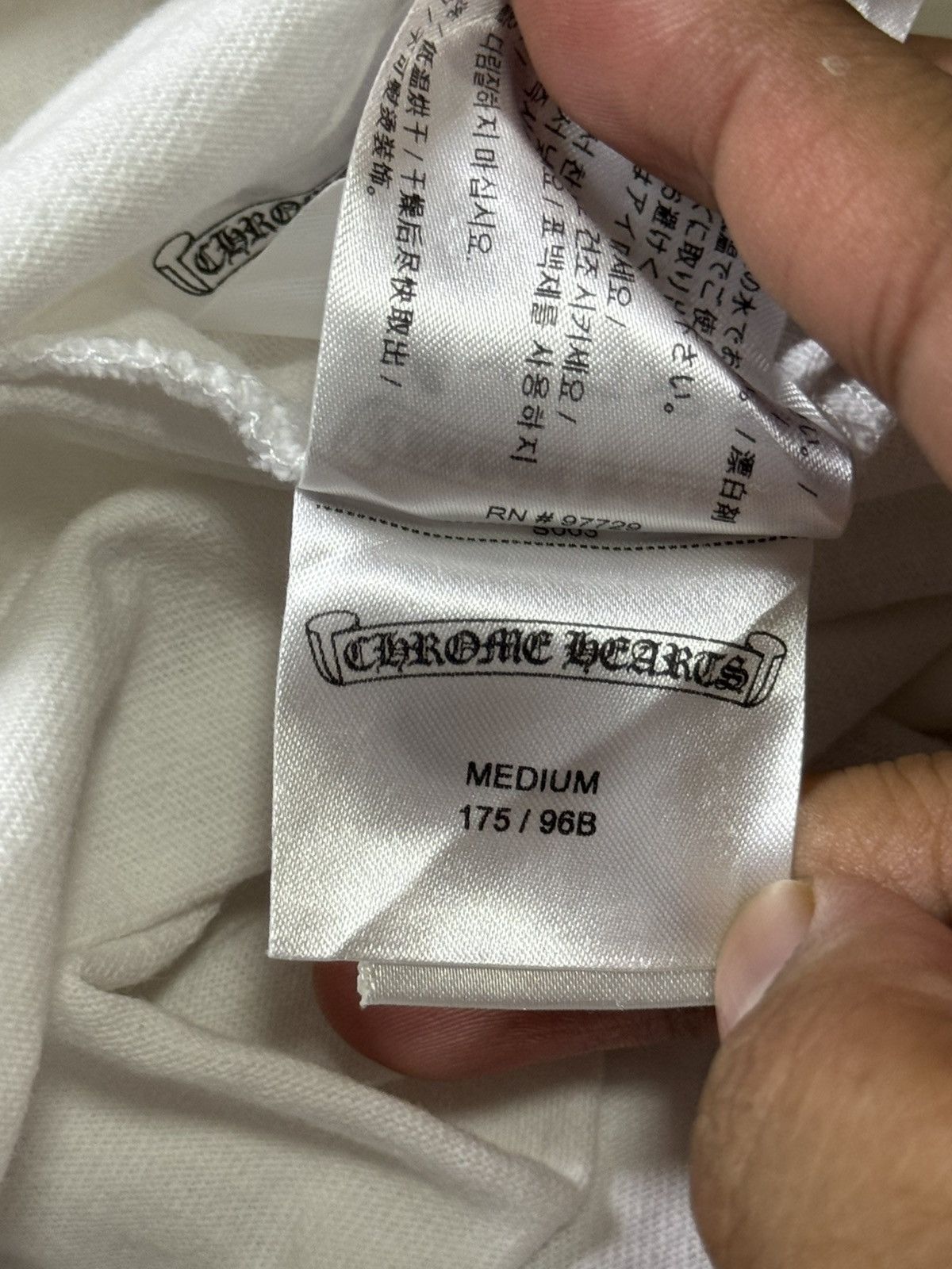 Chrome Hearts MATTY BOY AMERICAN FLAG SCROLL TEE Size US M / EU 48-50 / 2 - 14 Thumbnail