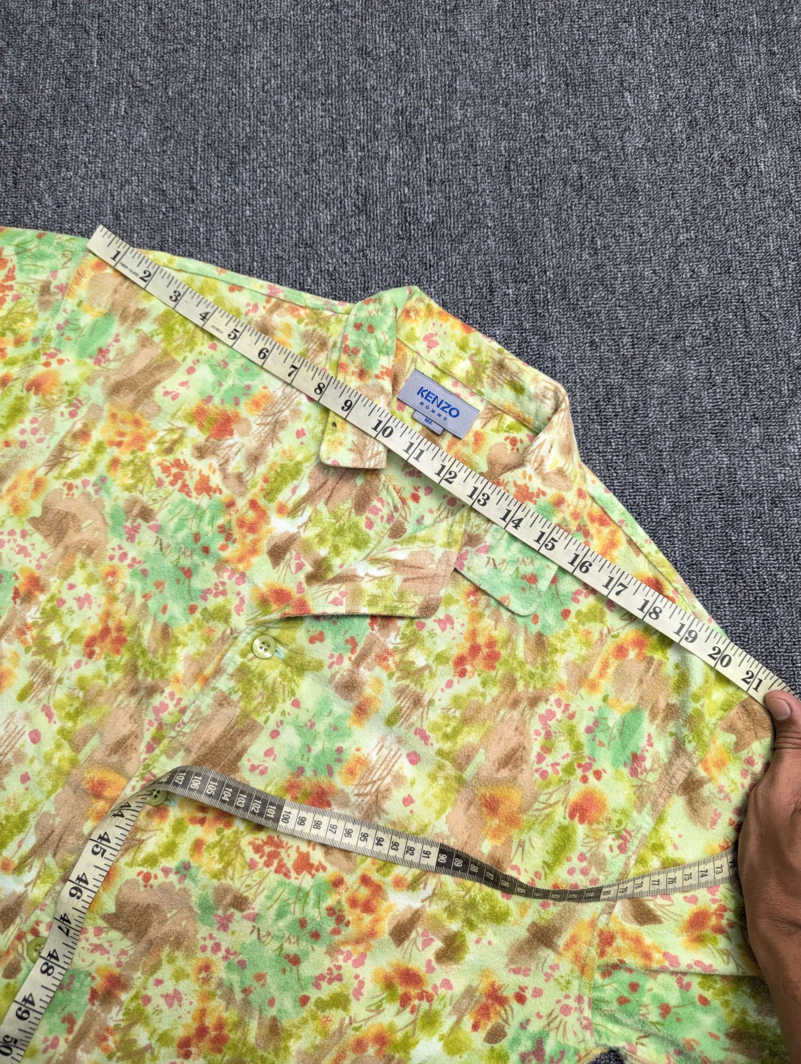 Kenzo Vintage Kenzo Homme Button Ups Printed Jacket Size US M / EU 48-50 / 2 - 14 Thumbnail