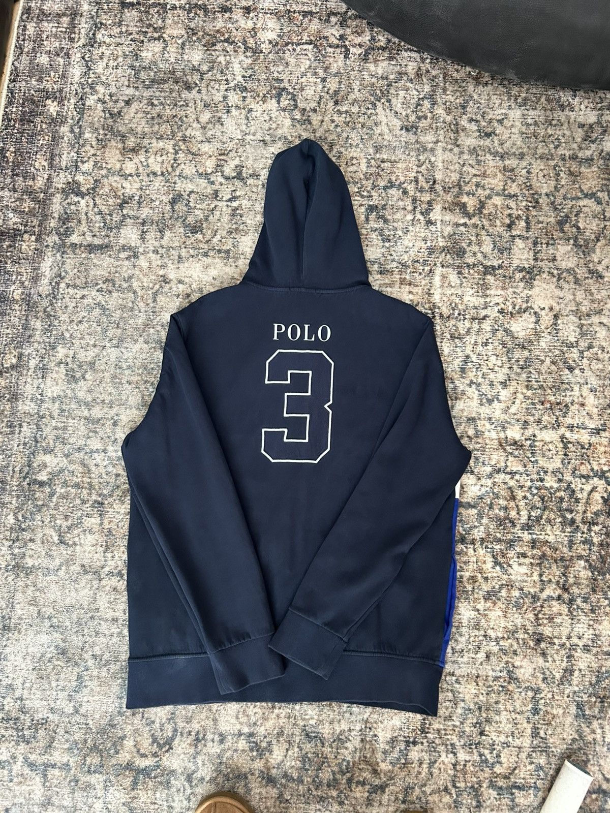 Polo Ralph Lauren Polo Ralph Lauren Men’s Hoodie Navy Blue Size US L / EU 52-54 / 3 - 3 Thumbnail