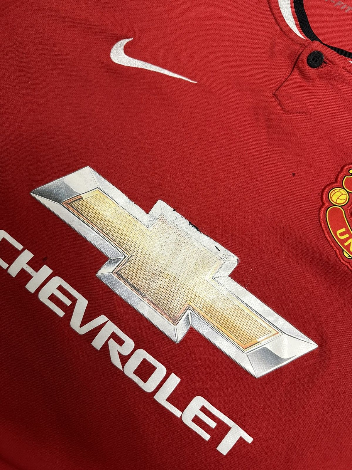 Nike Nike Vintage Manchester United 2014/2015 Red Jersey hype Size US L / EU 52-54 / 3 - 4 Thumbnail