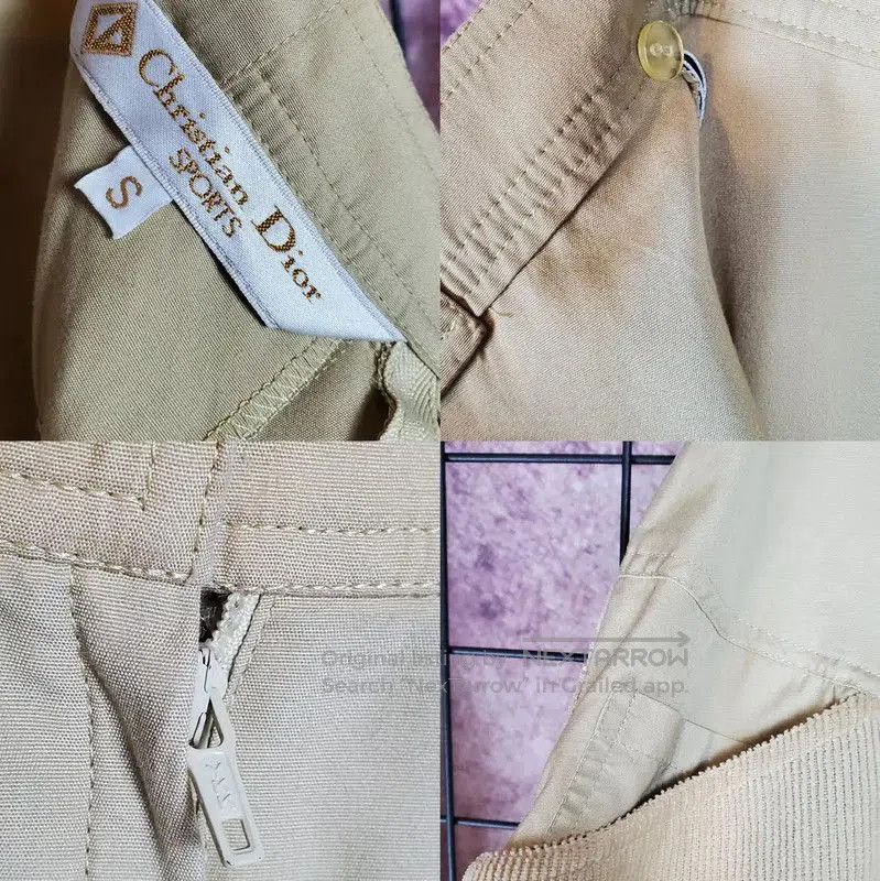 Dior Dior Khaki Cotton Blend Short Skirt . Size 23" - 5 Thumbnail