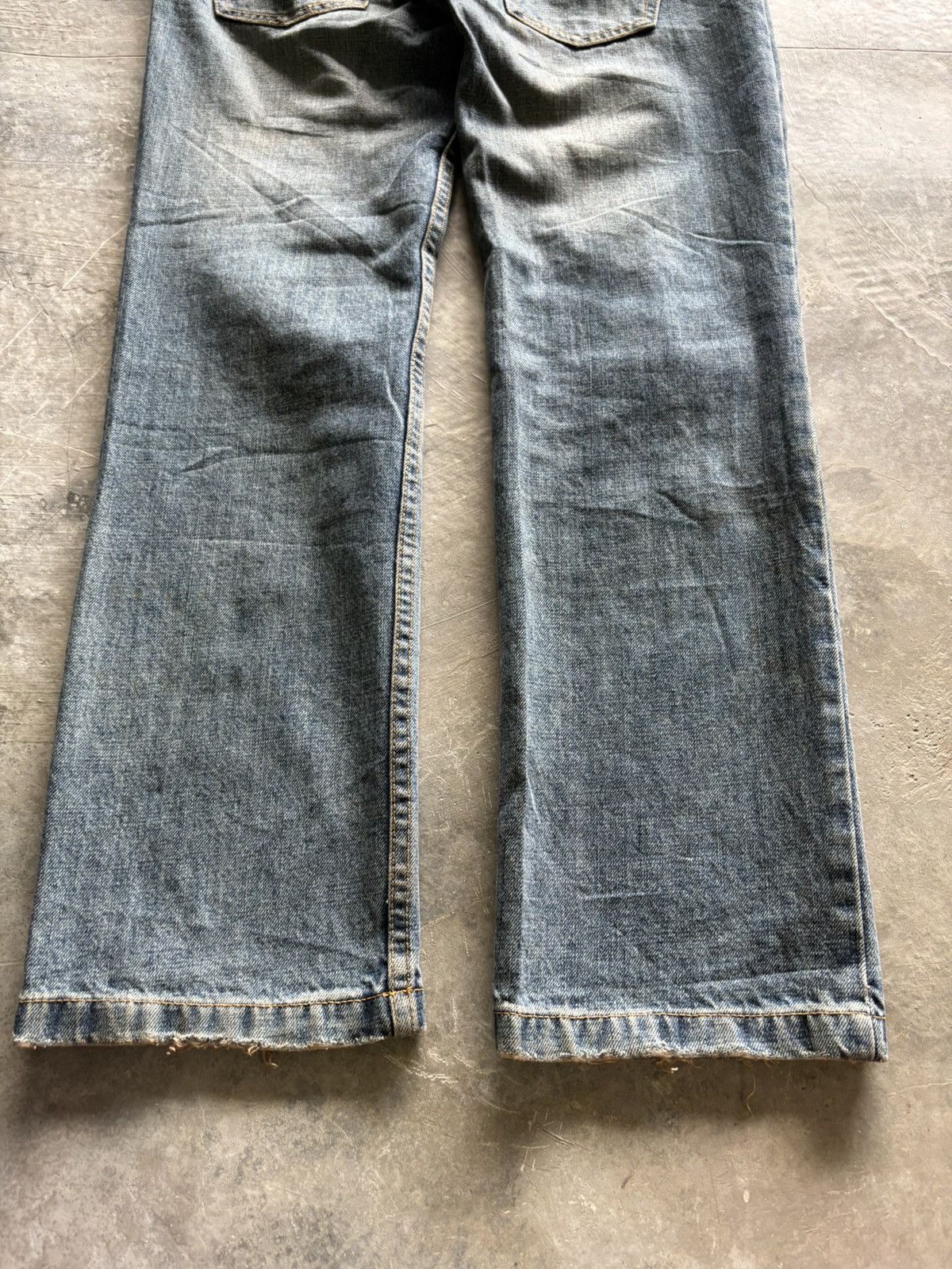 Japanese Brand Mouth Valley Low orders Waisted Patchwork Jeans