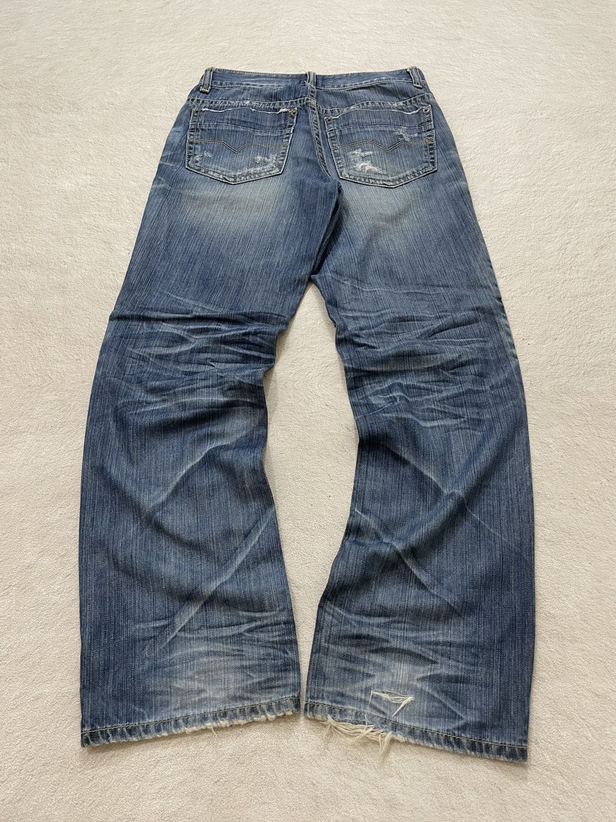 Japanese Brand 2000s Japan Brand Distressed Denim Stonewash Y2K Hysteric Size US 31 - 7 Thumbnail