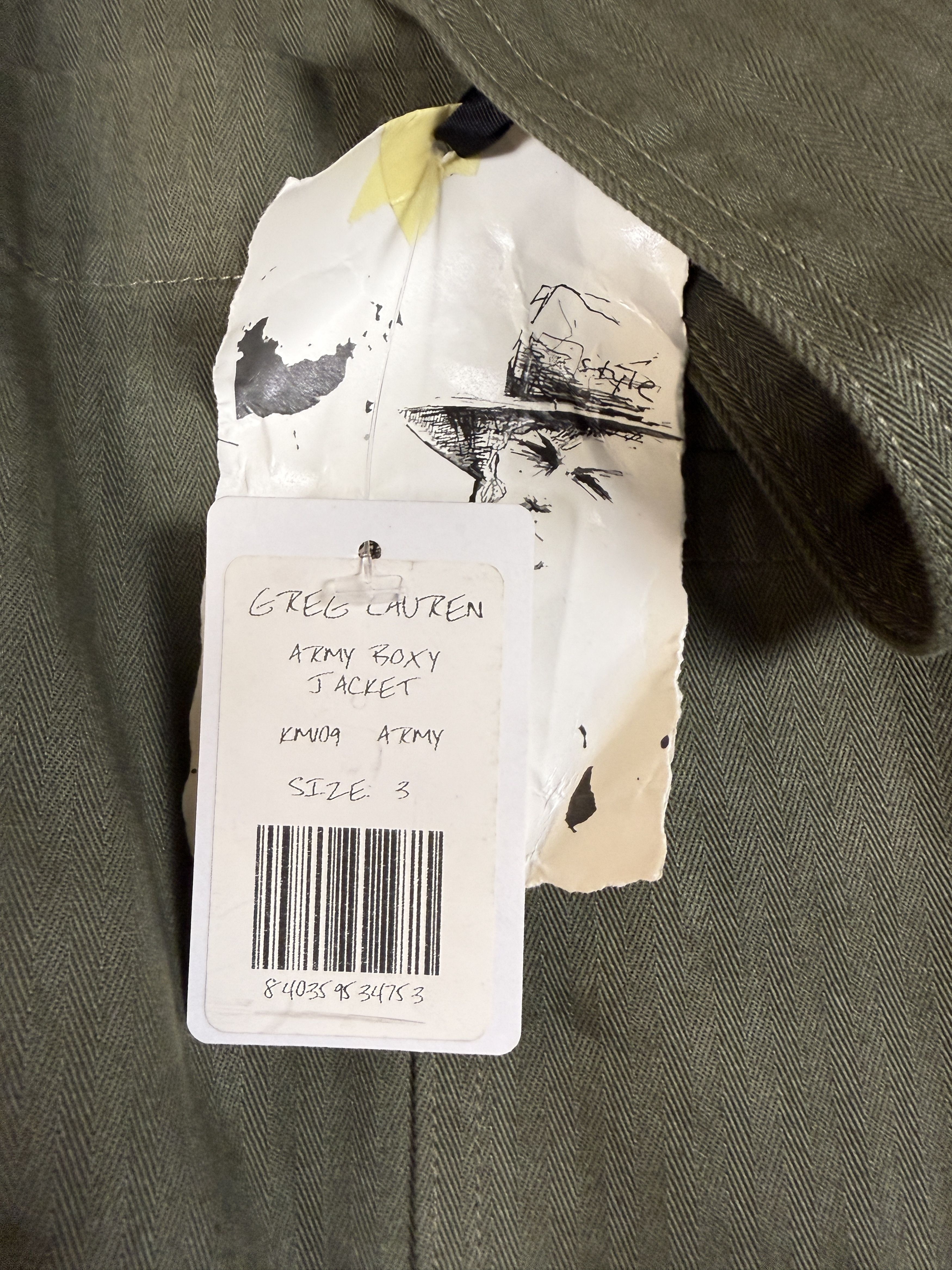Greg Lauren $995 Greg Lauren Army Boxy Jacket Size US L / EU 52-54 / 3 - 9 Thumbnail