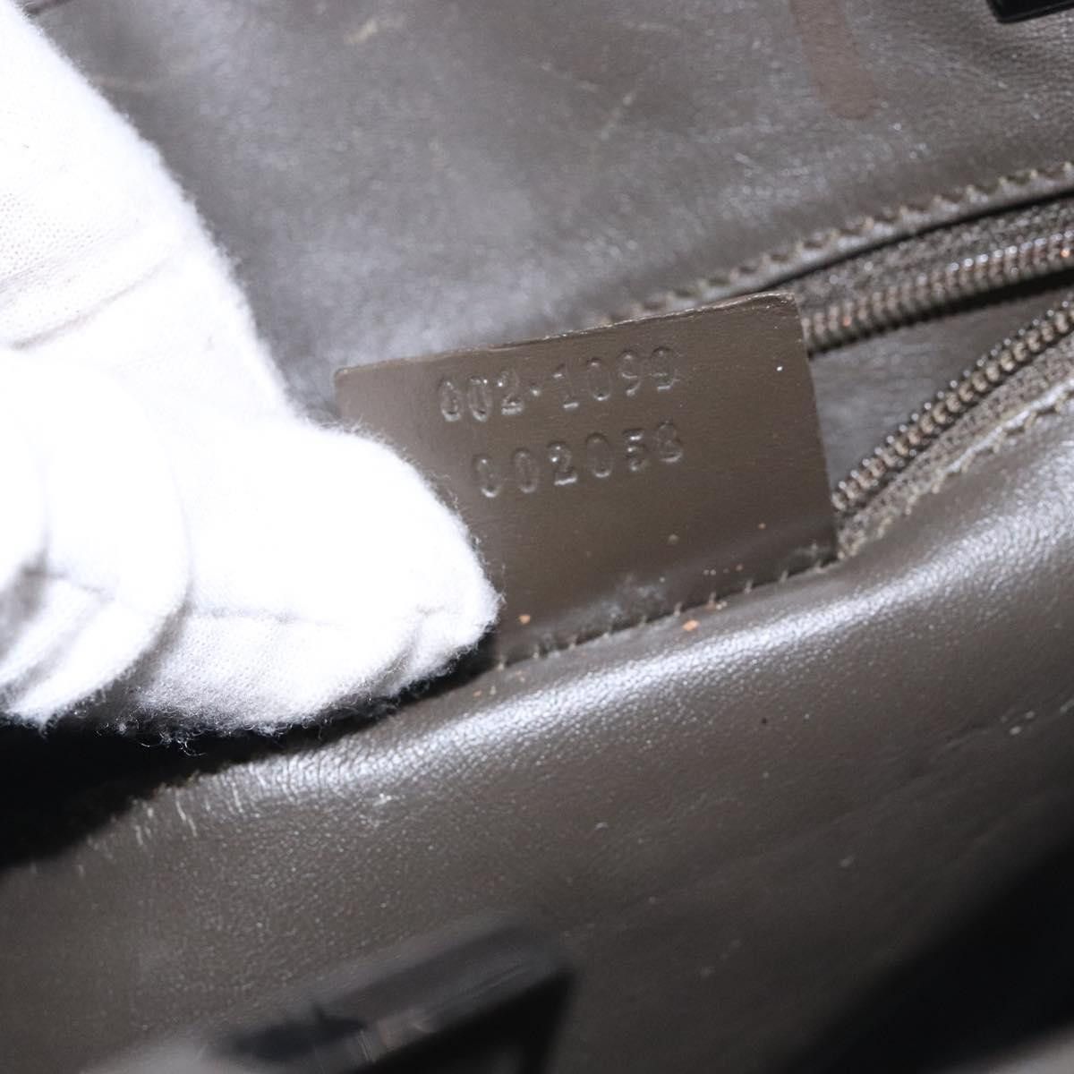 Gucci GUCCI Tote Bag Satin Brown Silver 002 002 Size ONE SIZE - 21 Thumbnail