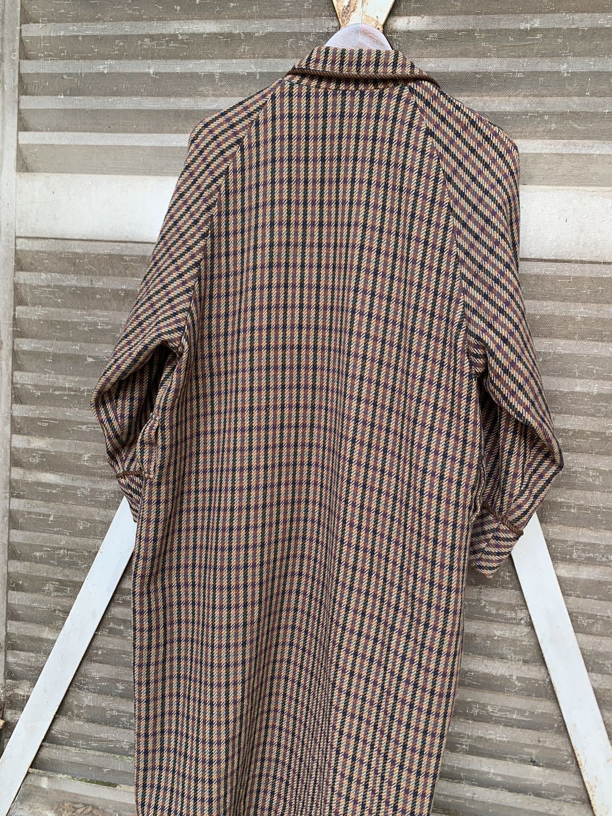 Aquascutum 👹Aquascutum Novacheck Double Breasted Long Coat Size US XL / EU 56 / 4 - 9 Thumbnail