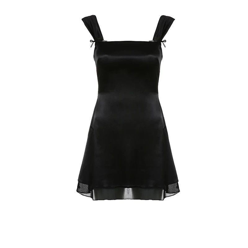 Japanese Brand Sleeveless Black Goth Y2K Mini Dresses Size S / US 4 / IT 40 - 4 Thumbnail