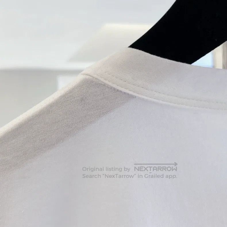 Brunello Cucinelli Brunello Cucinelli Beaded Lettering Minimalist White T-Shi Size XXS / US 00 / IT 34 - 6 Thumbnail