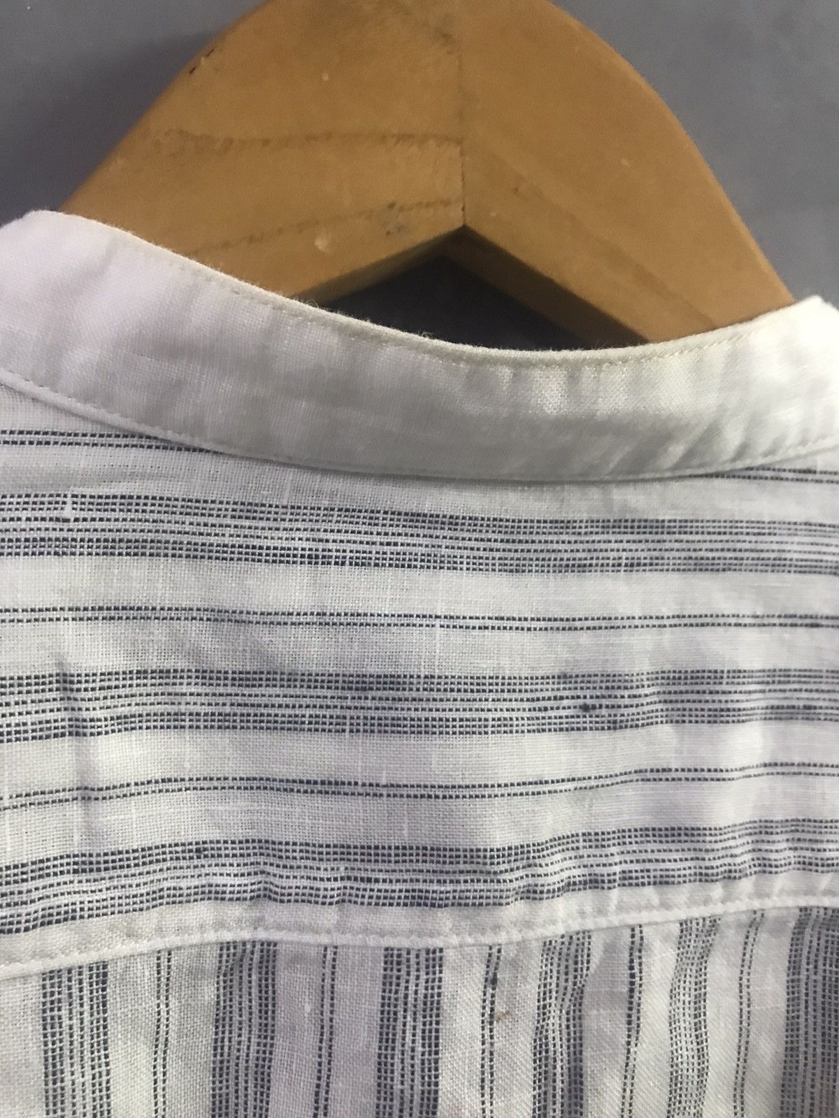 JW Anderson × Uniqlo J.W Anderson x Uniqlo Stripes Mandarin Collar Button Shirt Size US M / EU 48-50 / 2 - 13 Thumbnail