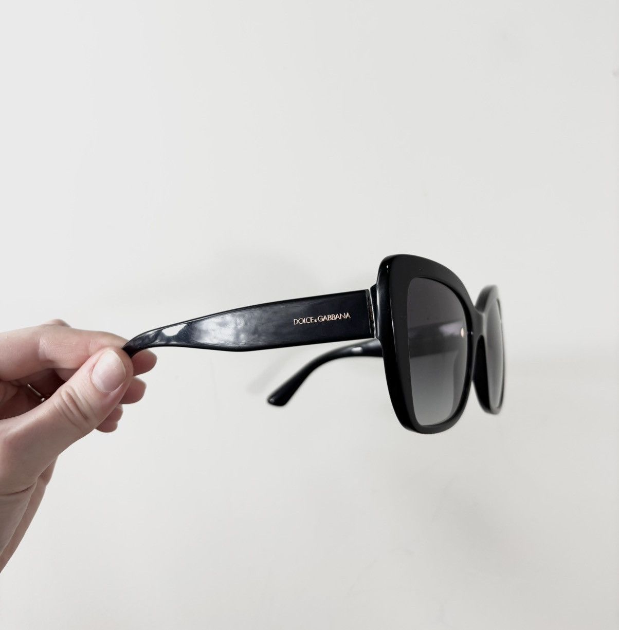 Dolce & Gabbana Dolce & Gabbana DG4348 501/8G Cat-Eye Sunglasses Black Size ONE SIZE - 12 Thumbnail