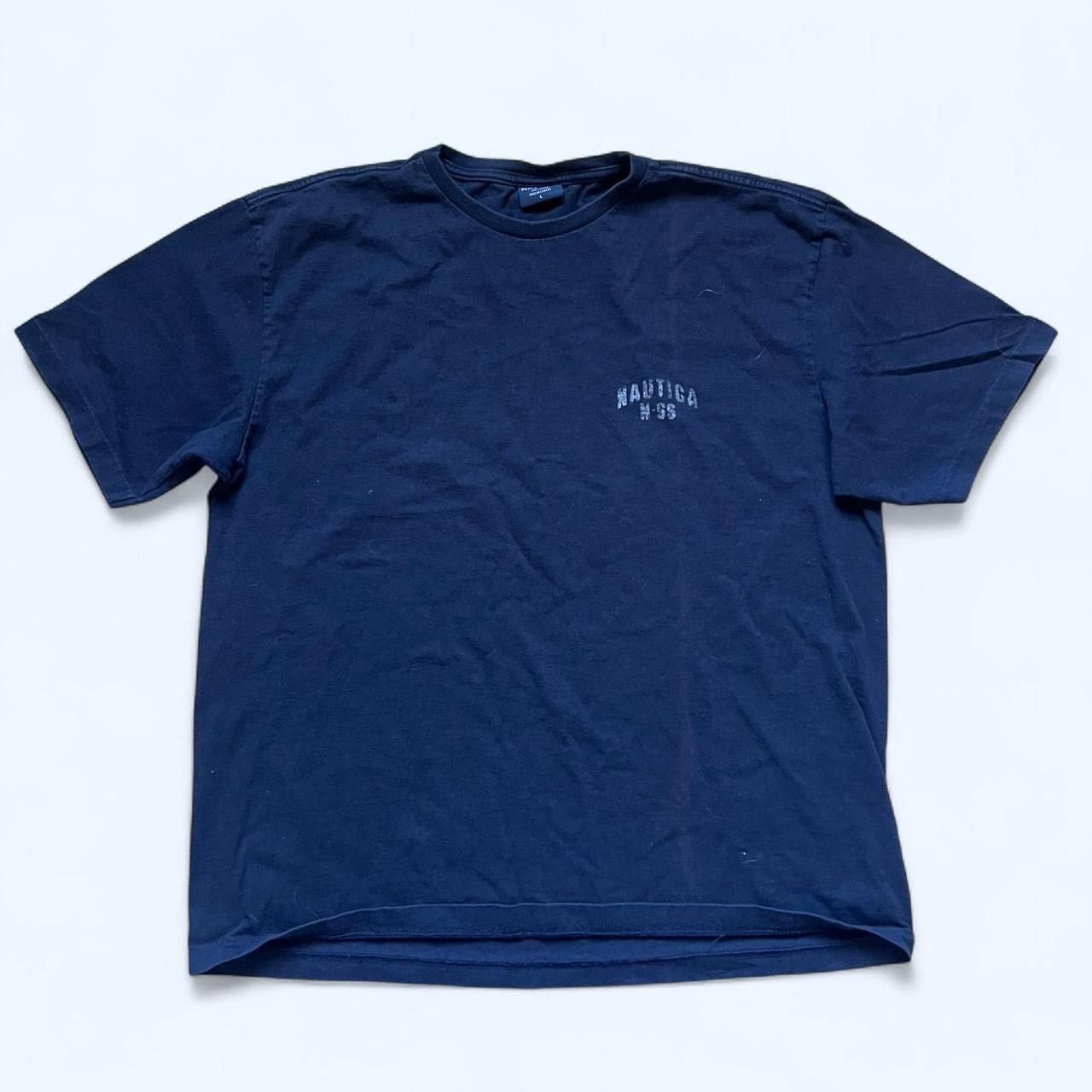 Nautica black vintage boxy fit nautica logo tshirt, size L Size US L / EU 52-54 / 3 - 1 Thumbnail