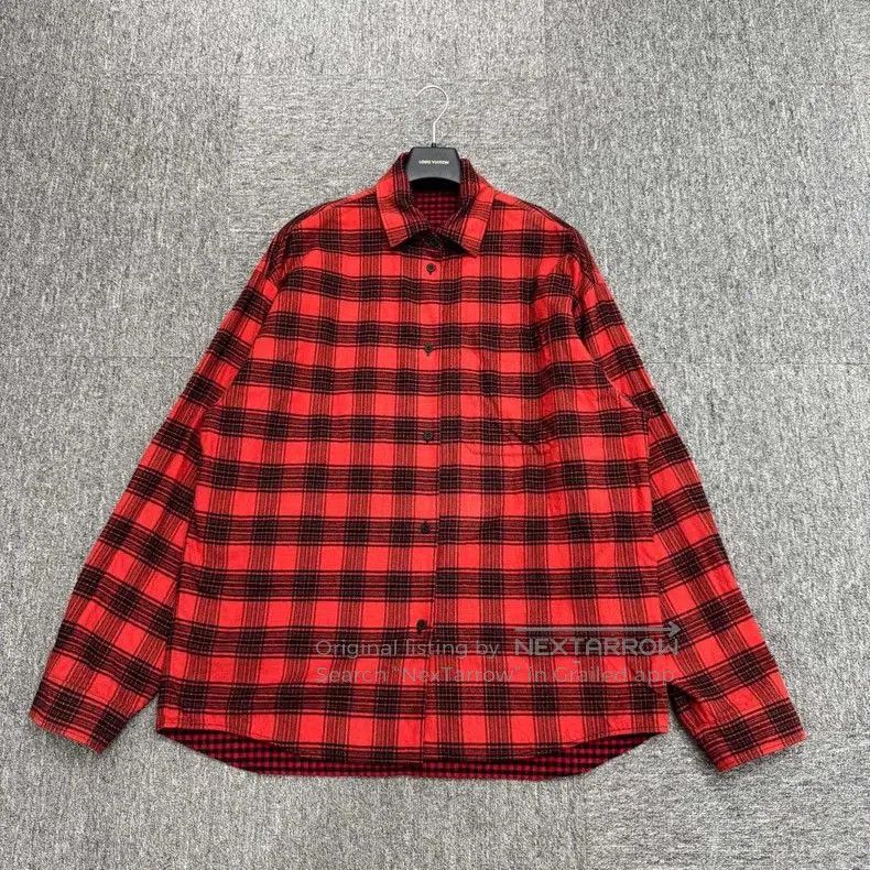 Balenciaga Balenciaga Check Double-Sided Shirt. Size US S / EU 44-46 / 1 - 6 Thumbnail