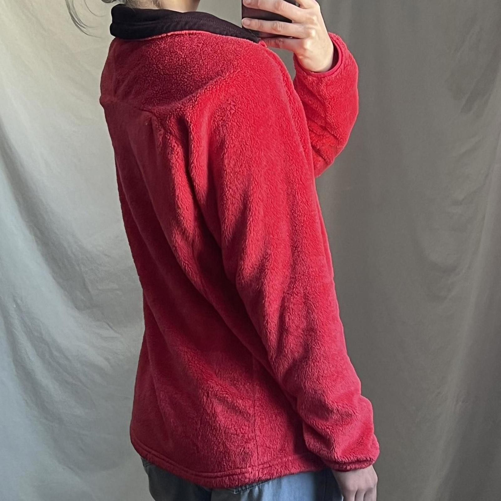 The North Face The North Face red fleece quarter zip Size L / US 10 / IT 46 - 4 Thumbnail
