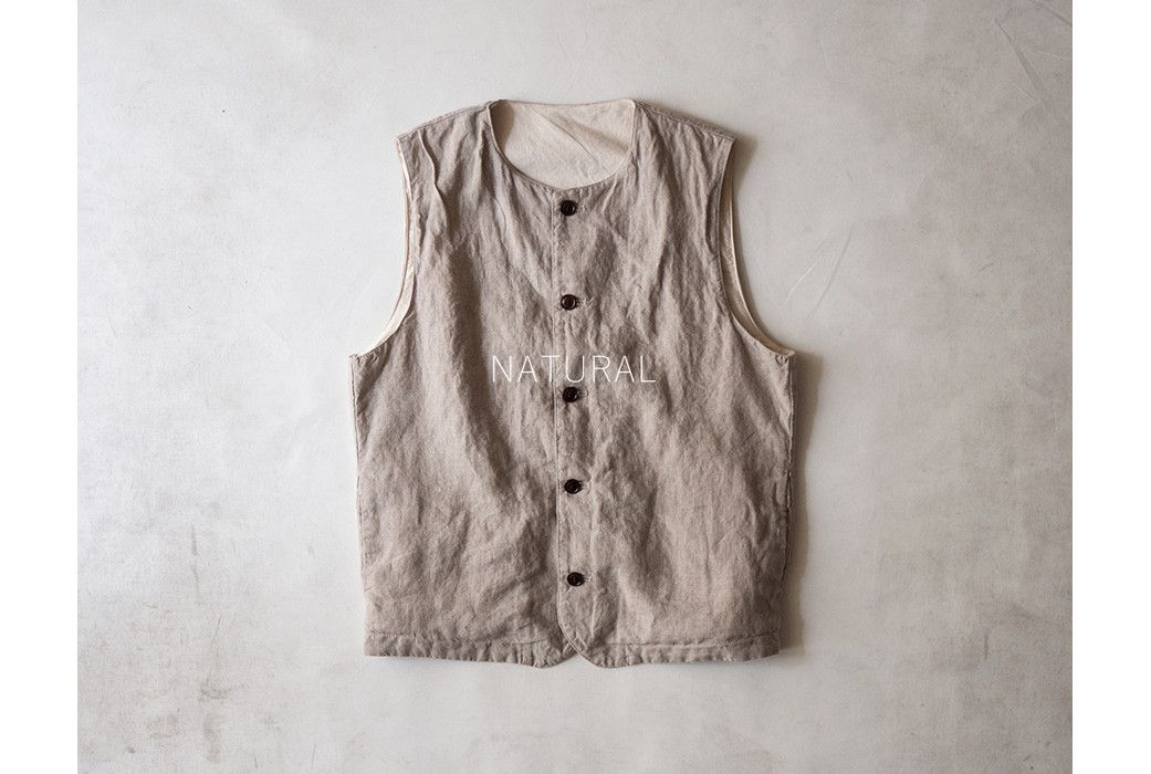 CONFECT Linen Vest Size US XL / EU 56 / 4 - 1 Thumbnail