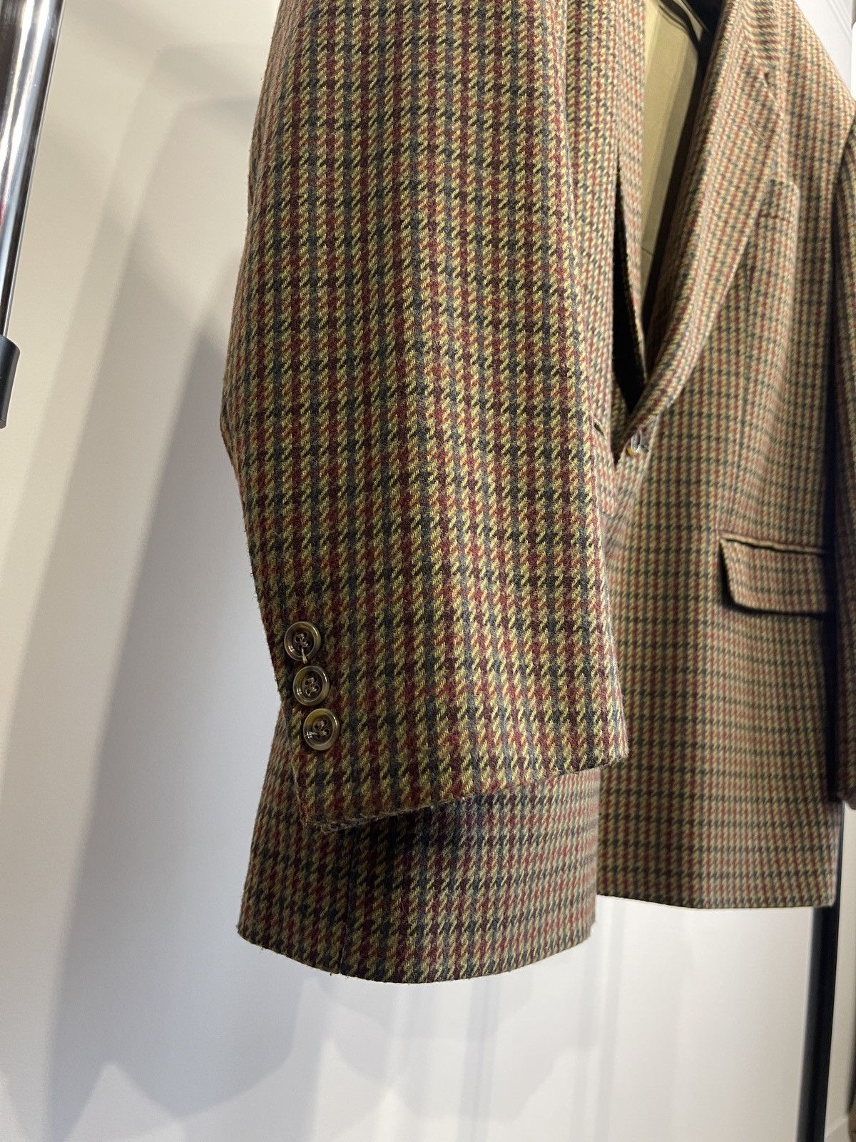 Vintage Vintage blazer wool classic jacket sport coat beyeler rare Size 48R - 4 Thumbnail