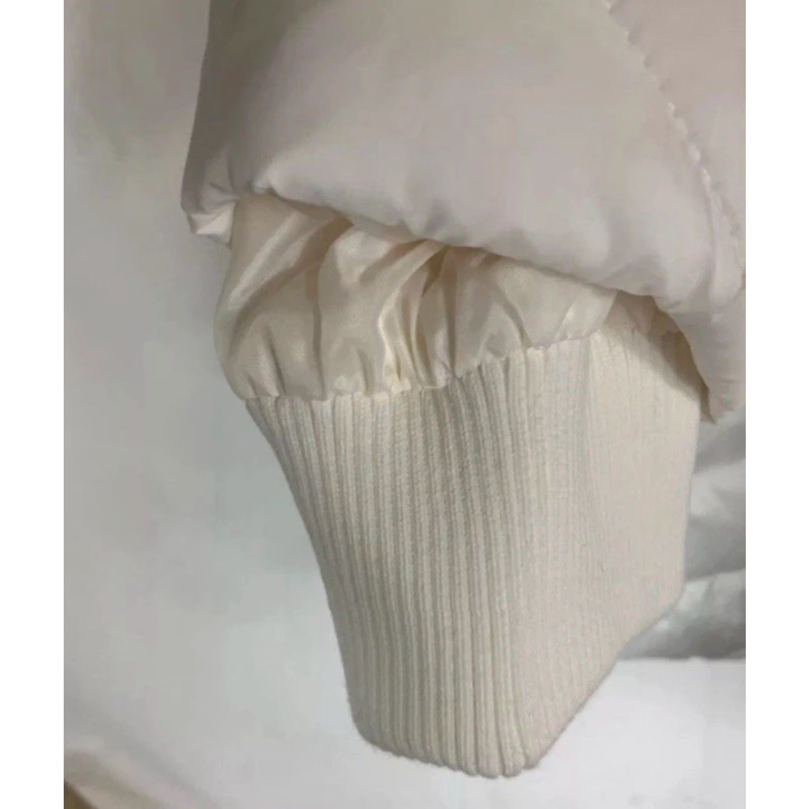 Vintage St Johns Bay Jacket Women 2X White Quilted Hooded Womens Size XXL / US 16-18 / IT 52-54 - 4 Thumbnail