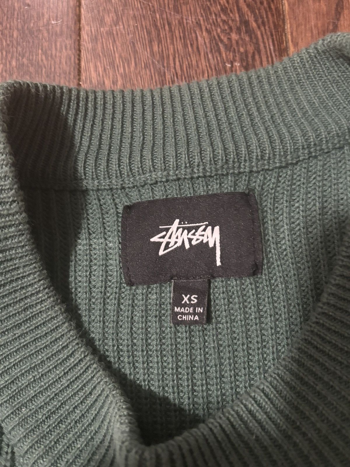 Stussy Stussy Checker Trim Sweater Size US M / EU 48-50 / 2 - 2 Thumbnail