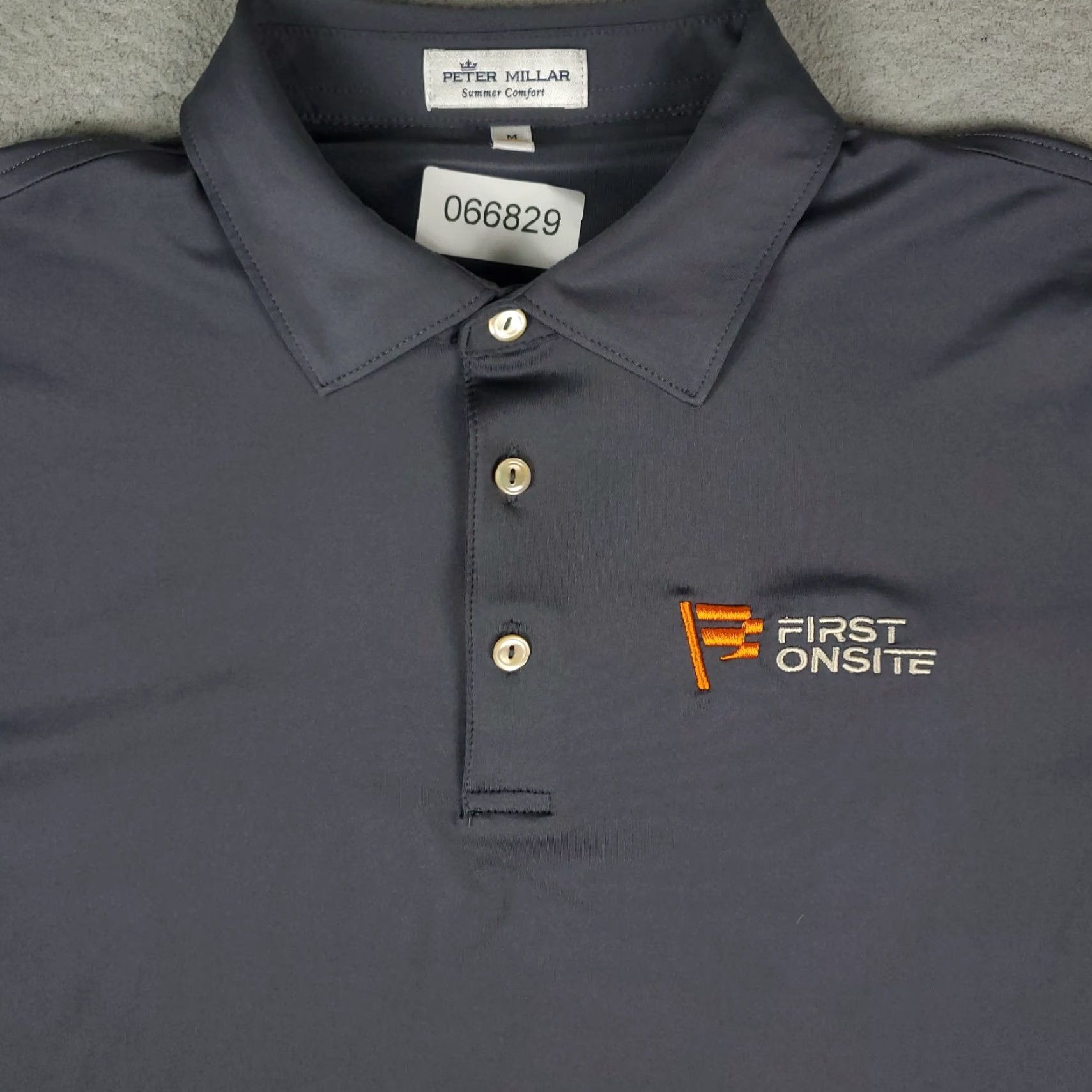 Peter Millar Peter Millar Polo Shirt Mens Medium Gray Summer Comfort Short Sleeve Shirt Size US M / EU 48-50 / 2 - 2 Thumbnail