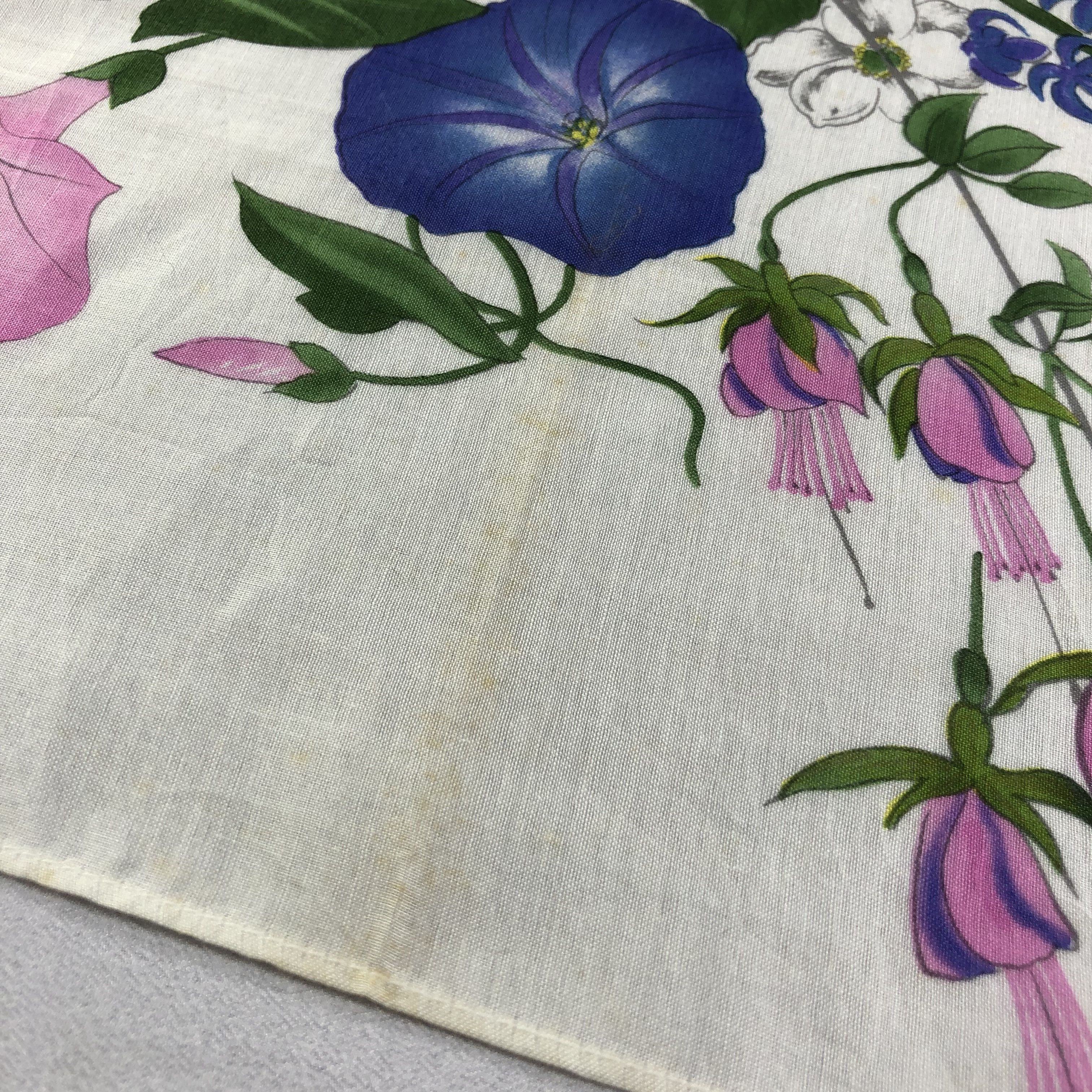 Hanae Mori × Japanese Brand × Vintage Hanae Mori Handkerchief Neckerchief Bandana H2091 Size ONE SIZE - 5 Thumbnail