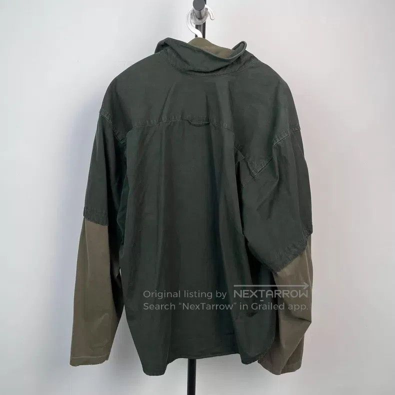 Balenciaga Balenciaga Green pieced chest pocket patchwork long-sleeve Size US M / EU 48-50 / 2 - 2 Thumbnail