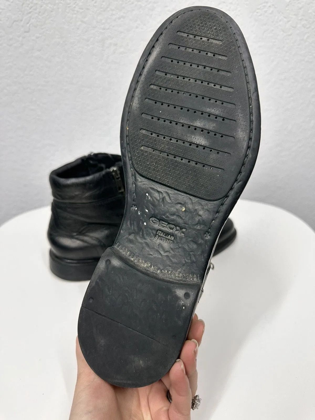 Leather Vintage Leather Black Guidi Style Hand Made Italy Kapital Size US 8 / EU 41 - 12 Thumbnail