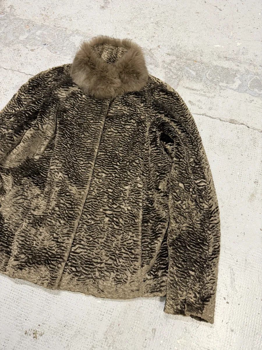 Emporio Armani AW2012 Emporio Armani Beige Fur Collar Jacket Size S / US 4 / IT 40 - 9 Thumbnail