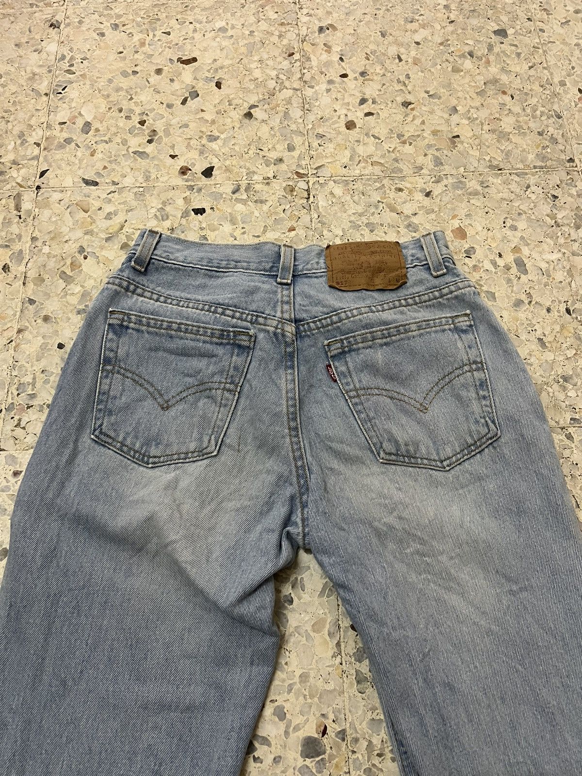 Levi's Vintage 90s Levi’s 517 boot cut light blue wash Size US 27 - 6 Thumbnail