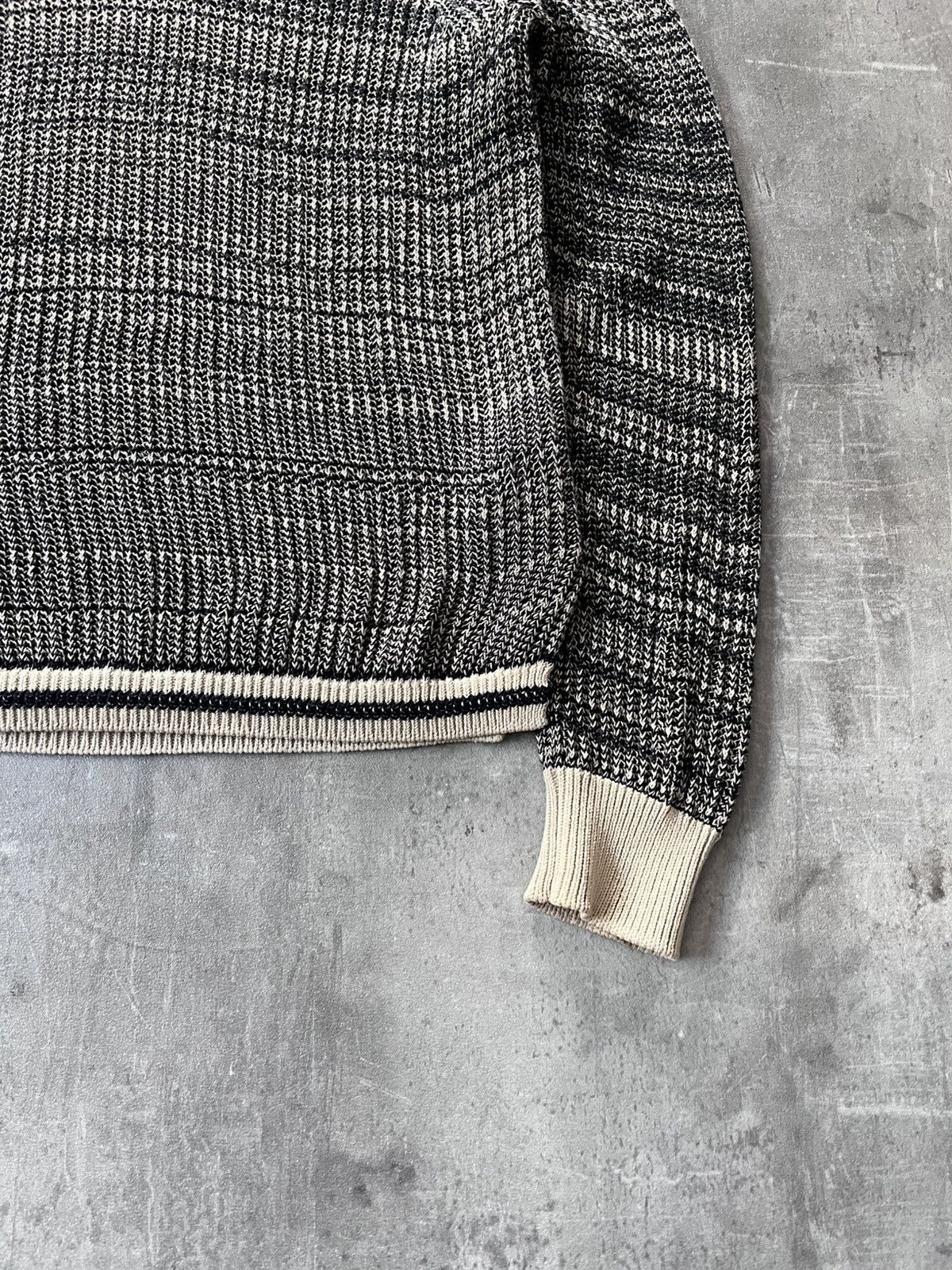Maison Margiela Maison Margiela S/S 17 cotton beige black sweater Size US M / EU 48-50 / 2 - 5 Thumbnail