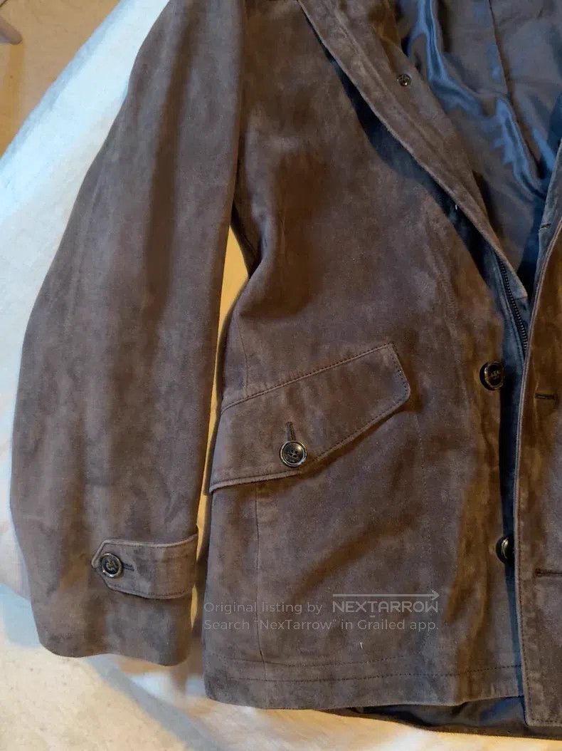 Loro Piana Loro Piana Leather jacket, luxurious tailoring, with cashm Size US M / EU 48-50 / 2 - 3 Thumbnail