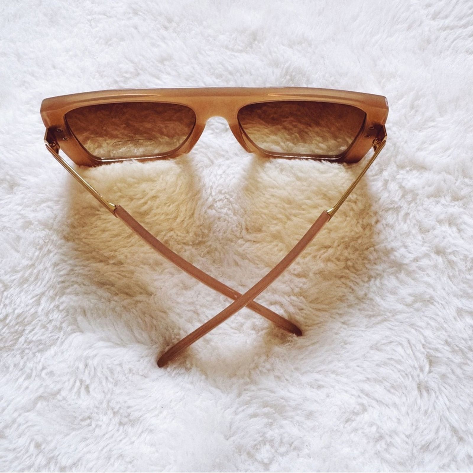 Other Inez Mocha Oversized Square Sunglasses Size ONE SIZE - 5 Thumbnail