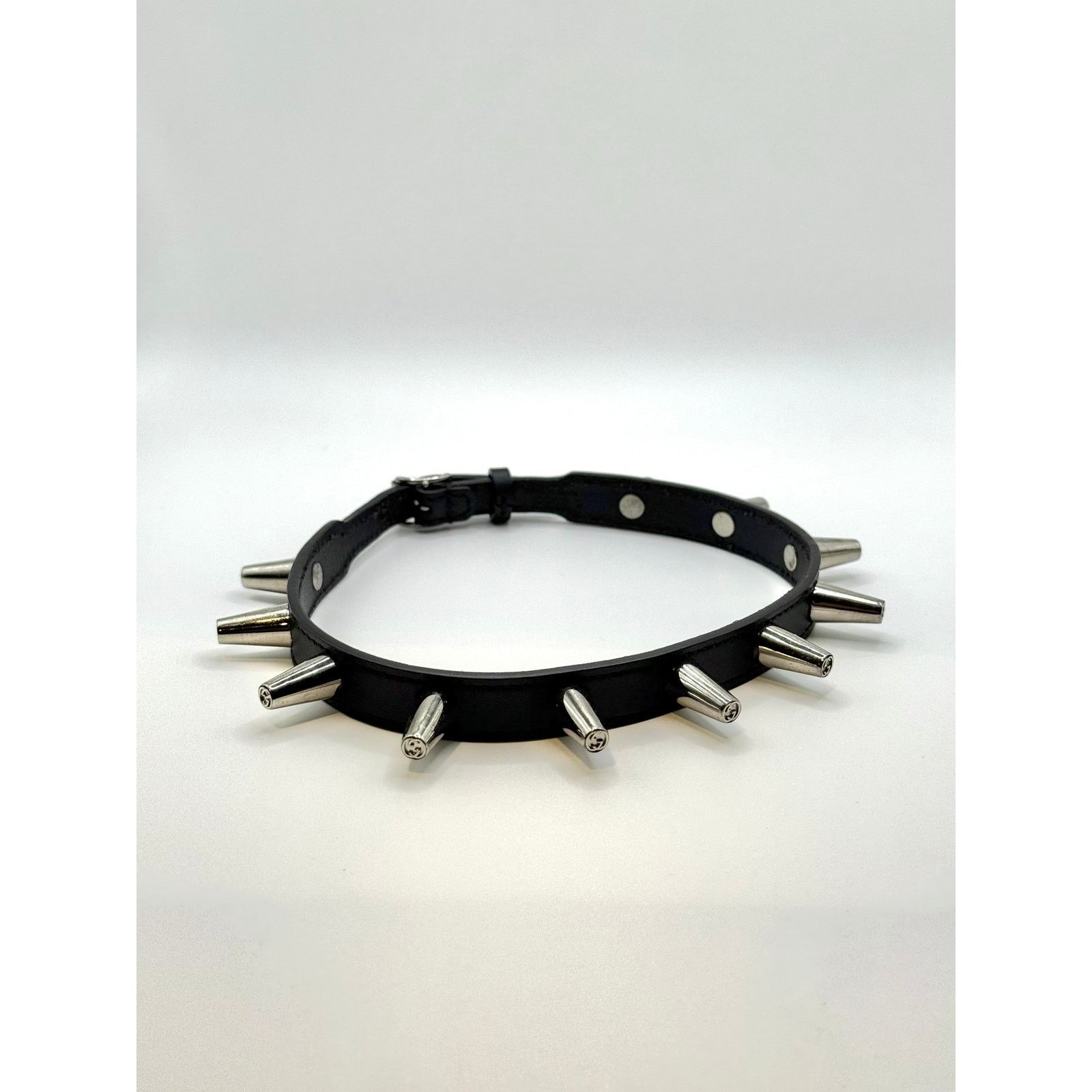 Gucci 2000s Gucci spike leather chocker necklace Size ONE SIZE - 4 Thumbnail