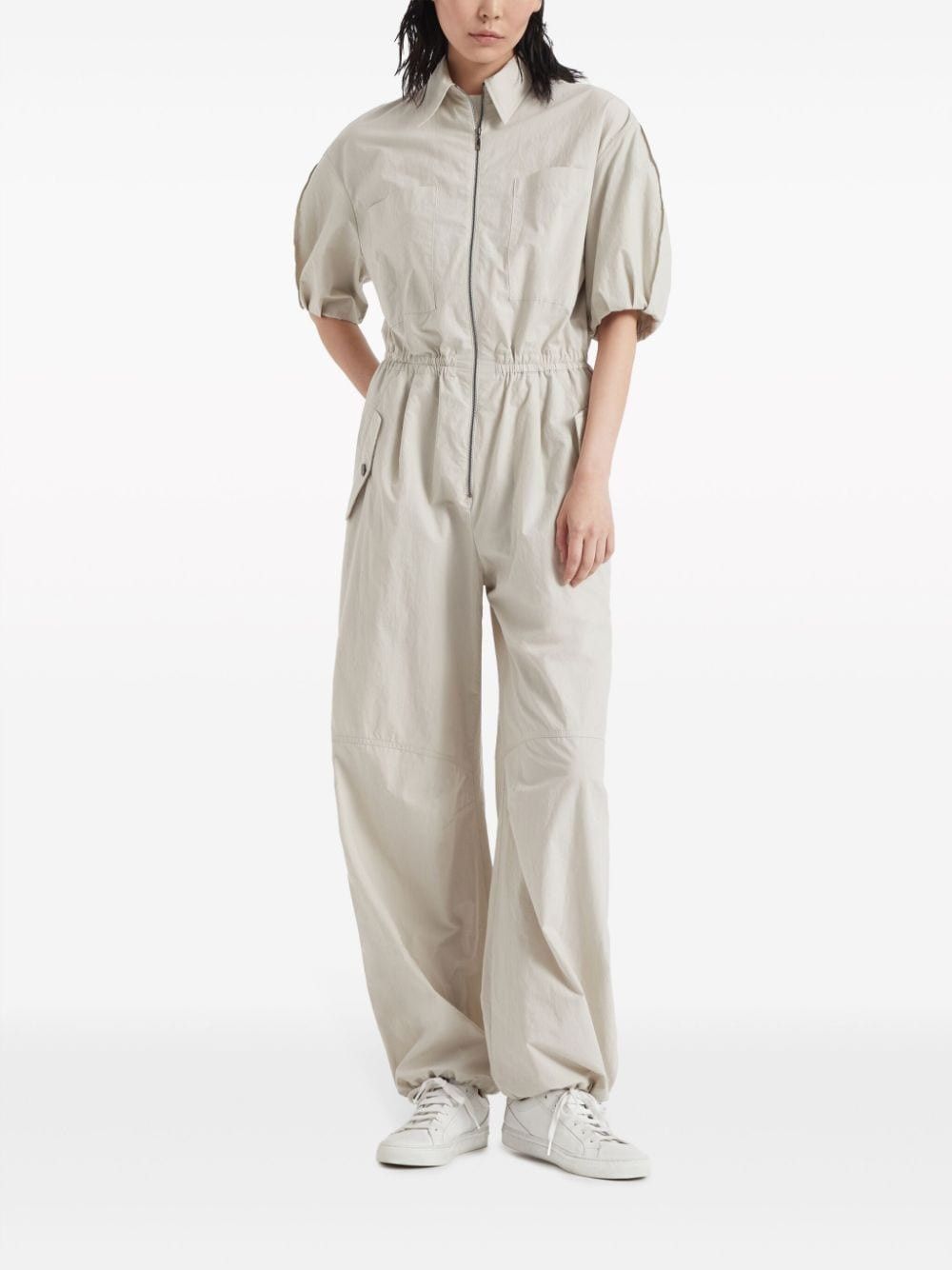 Brunello Cucinelli o1w1db10825 Pant in Open White Size 28" / US 6 / IT 42 - 3 Thumbnail