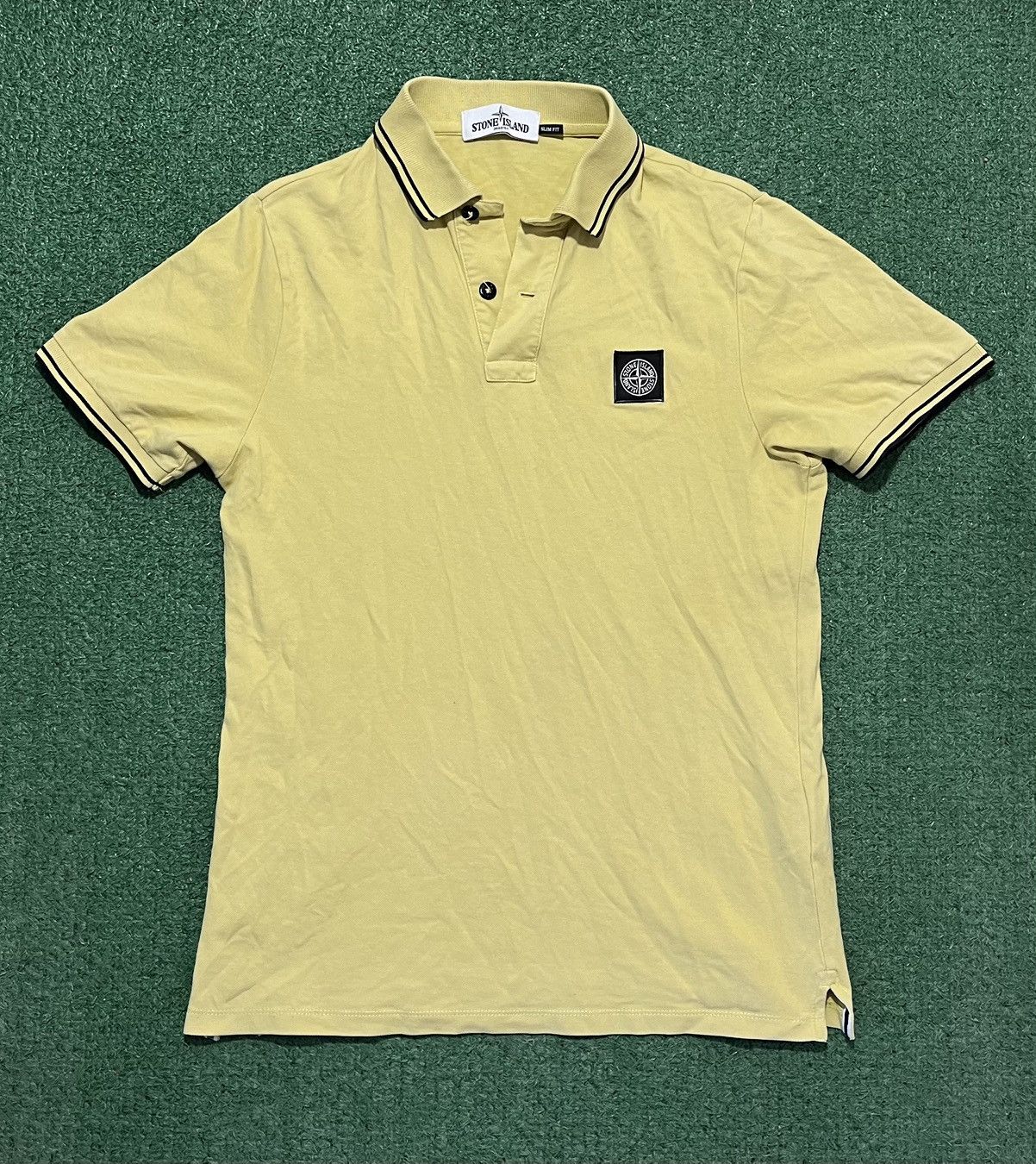 Stone Island Stone Island Polo Tee Yellow Size US S / EU 44-46 / 1 - 1 Thumbnail