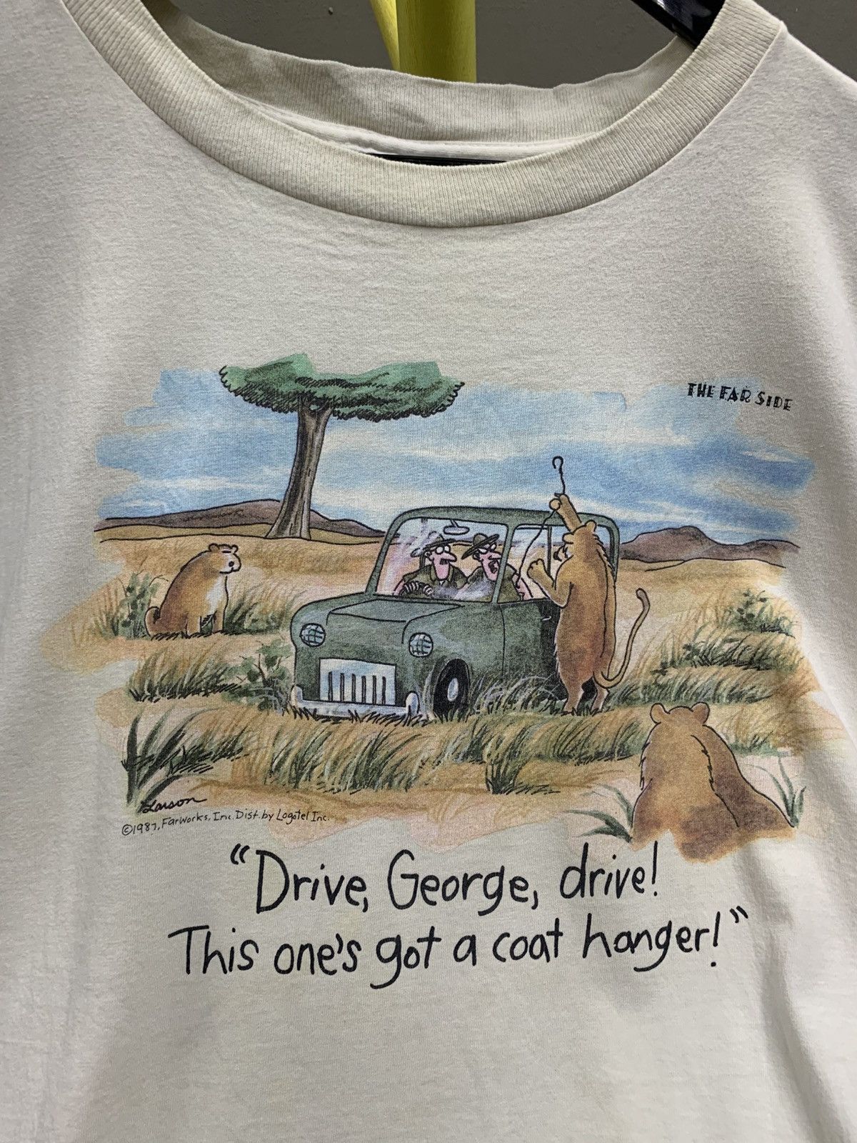 Vintage VINTAGE 1987 THE FAR SIDE MOVIE TEE Size US XXL / EU 58 / 5 - 2 Thumbnail