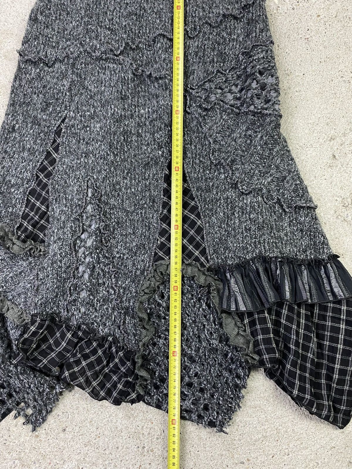 Vintage Grunge set sweater skirt Maxi Patchwork Goth Alternative Size M / US 6-8 / IT 42-44 - 23 Thumbnail