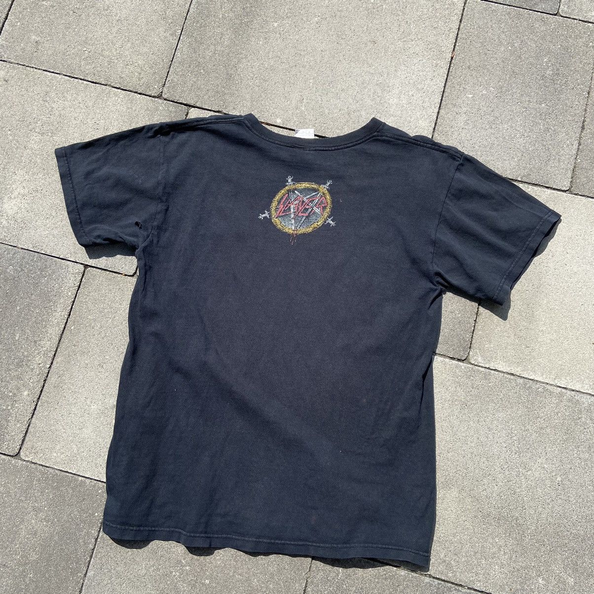 Slayer × Vintage 📌 Vintage Distressed Slayer 2003 Rock Tee Size US M / EU 48-50 / 2 - 10 Thumbnail