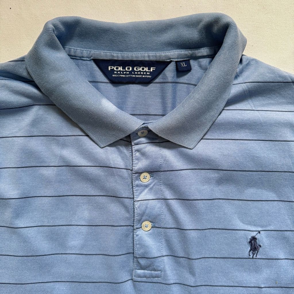 Polo Ralph Lauren Ralph Lauren Polo Golf Vintage Blue Harbor Town Golf Links Size US XL / EU 56 / 4 - 2 Thumbnail