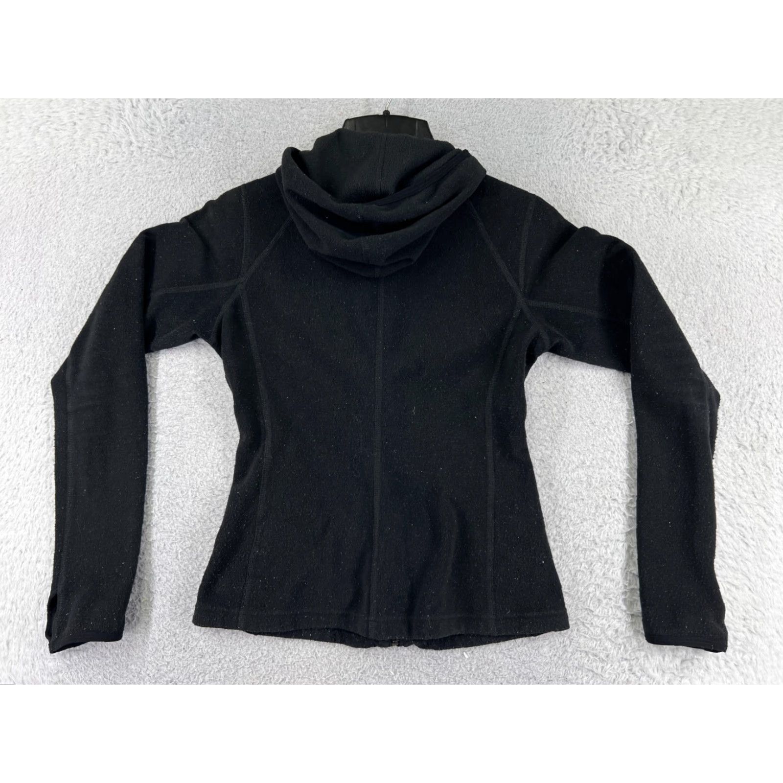 The North Face The North Face Jacket Extra Small Black Hooded Fleece Cozy Polyester Womens Size XS / US 0-2 / IT 36-38 - 2 Thumbnail