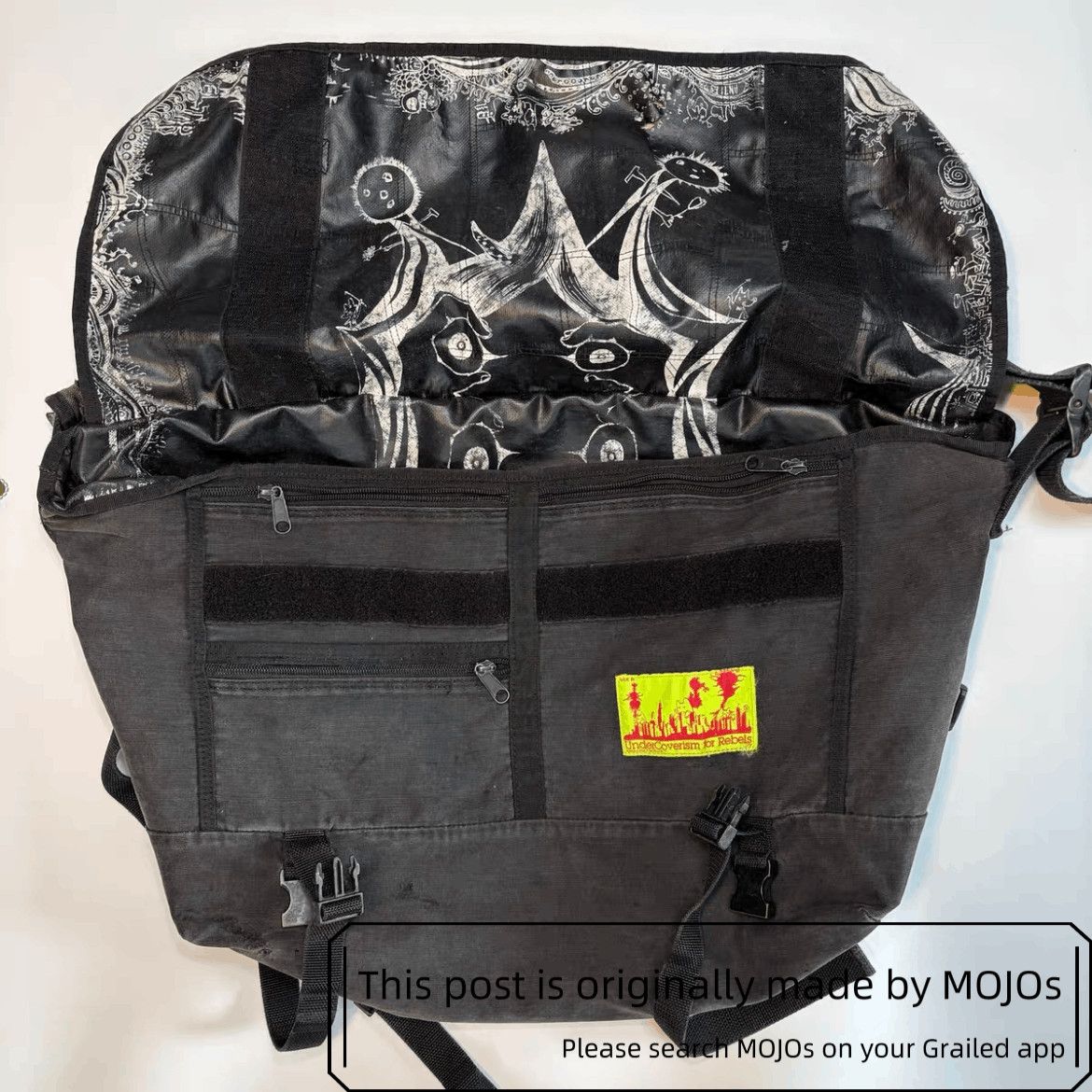 Undercover Undercover x Madsaki 06AW Guru GIZ Distressed Messager BAg Size ONE SIZE - 2 Thumbnail