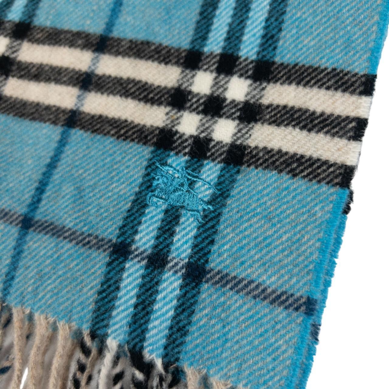Burberry Vintage Burberry Nova Check Cashmere Tassel Scarf Size ONE SIZE - 6 Thumbnail